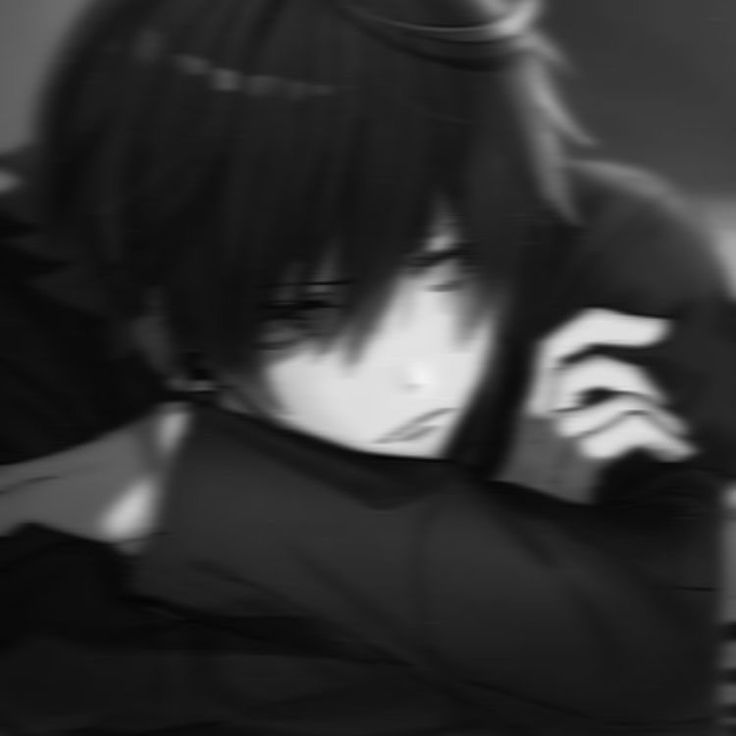 Avatar trắng đen anime mờ đẹp